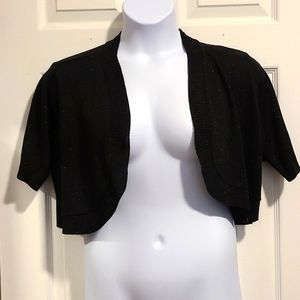 Fashion Bug, black shrug. Size XL. NWT